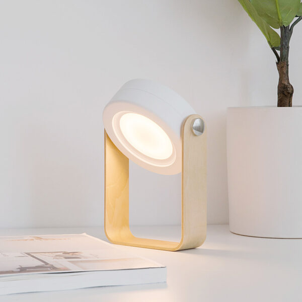 Foldable Touch Dimmable Reading LED Night Light Portable Lantern Lamp USB Rechargeable For Home Decor - Image 3