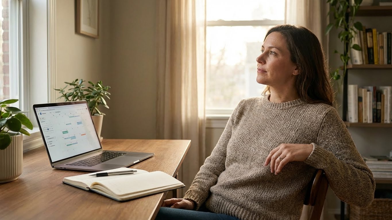 Calm, reassuring imagery representing thoughtful financial planning