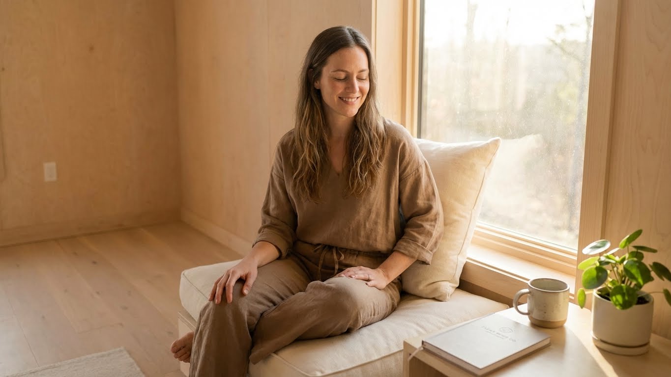 Calm, reassuring imagery representing peaceful cognitive clarity and mental wellness