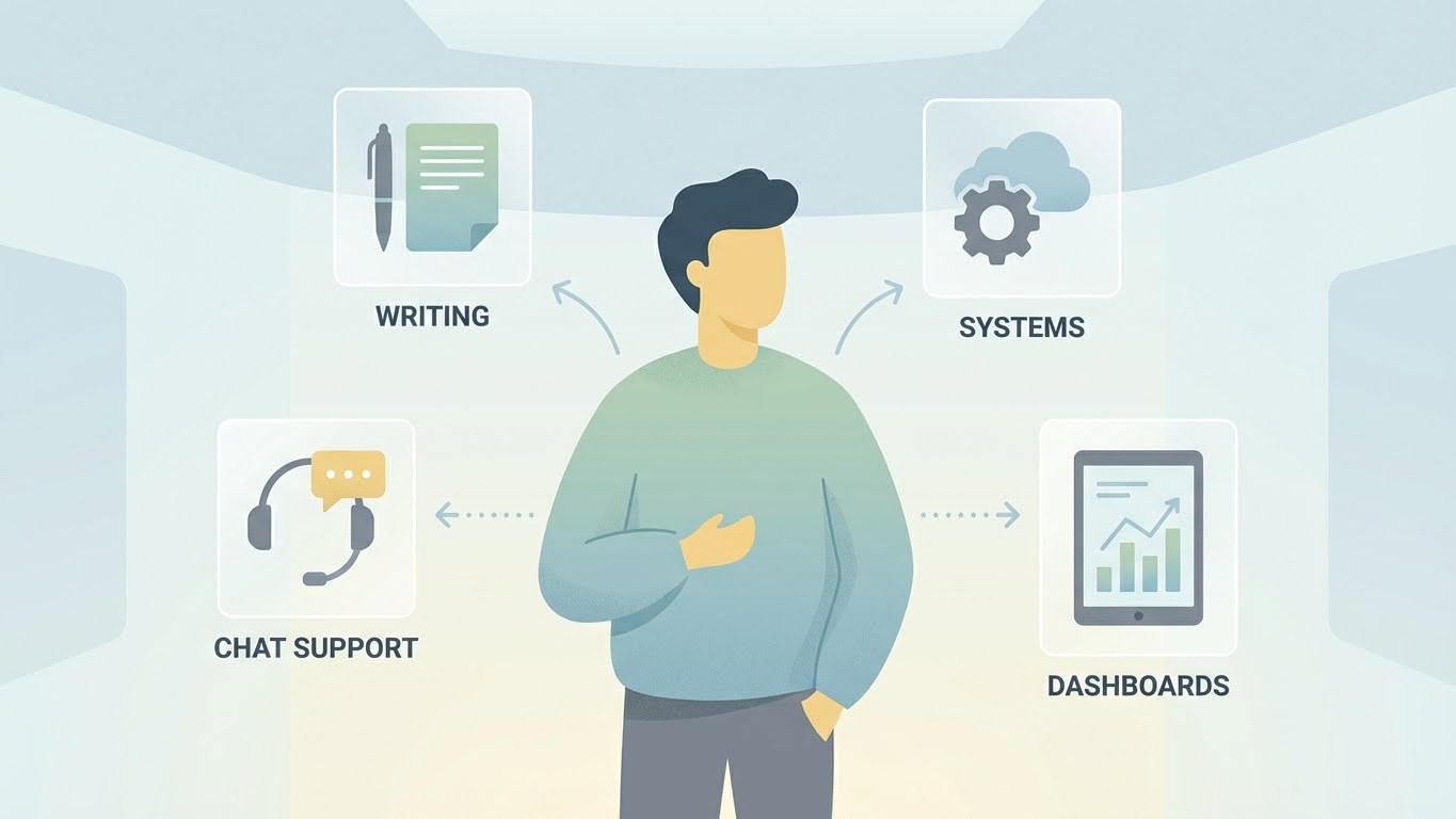 Conceptual image showing different paths and options diverging from a single starting point