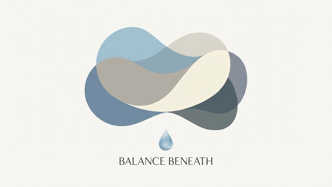 Minimal conceptual illustration showing lifestyle factors affecting blood sugar balance