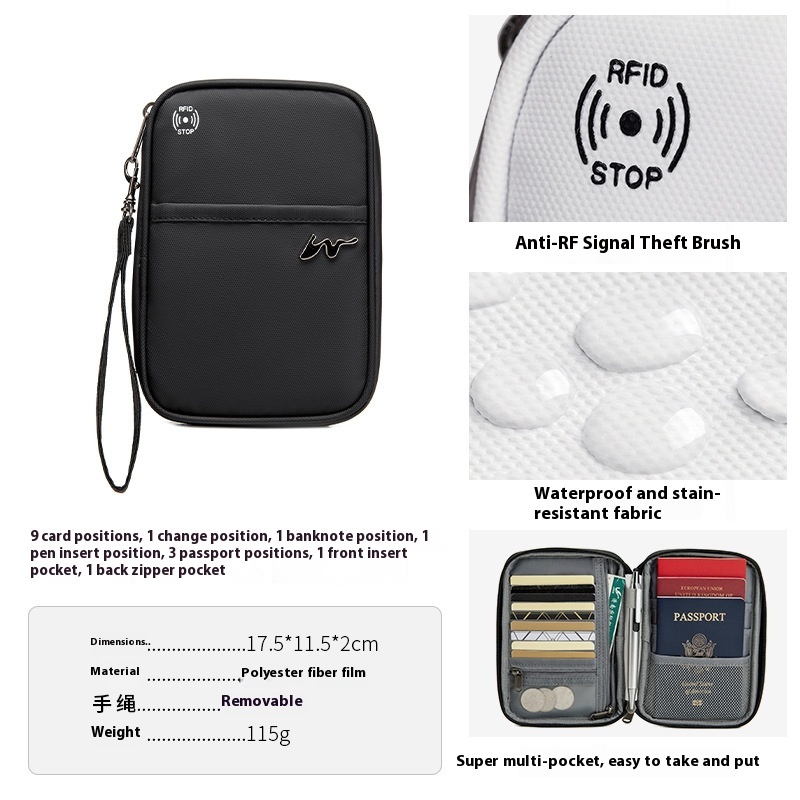 RFID Passport & Travel Document Organizer - Image 2