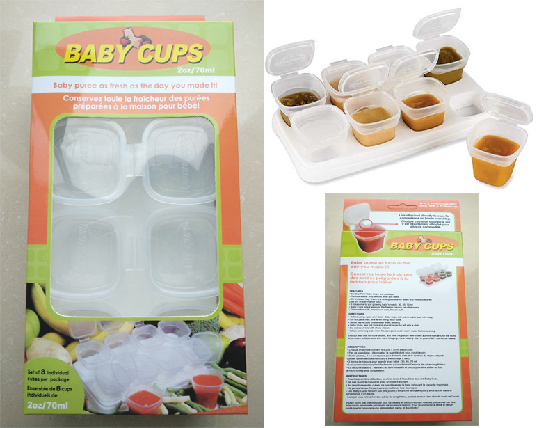 Baby Food Freezer Cups (70ml PP Portion Pods) - Image 3
