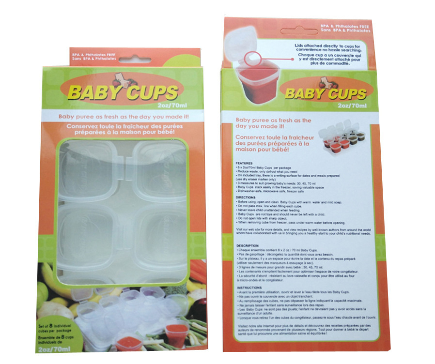 Baby Food Freezer Cups (70ml PP Portion Pods) - Image 2