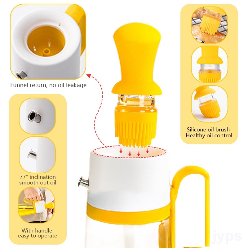 550ml Oil Sprayer + Brush Dispenser (Anti-Drip) - Image 7