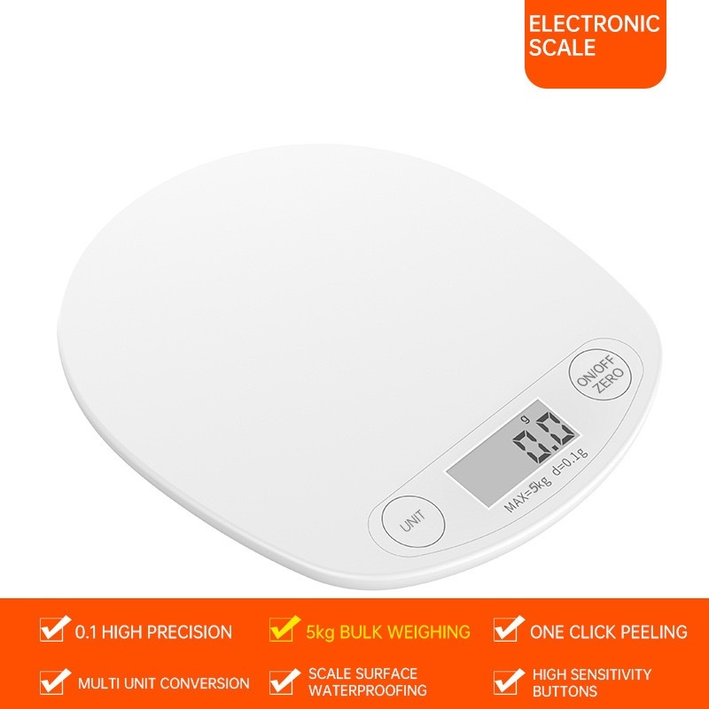 Digital Kitchen Scale (5kg, 1g Precision, Backlit) - Image 4