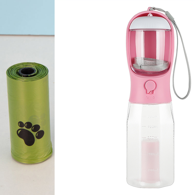 Ultimate 3-in-1 Portable Dog Water Bottle & Waste Dispenser (600ml) - Image 5
