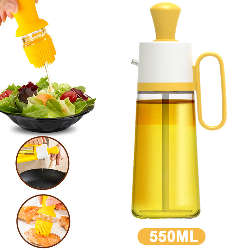 550ml Oil Sprayer + Brush Dispenser (Anti-Drip) - Image 9
