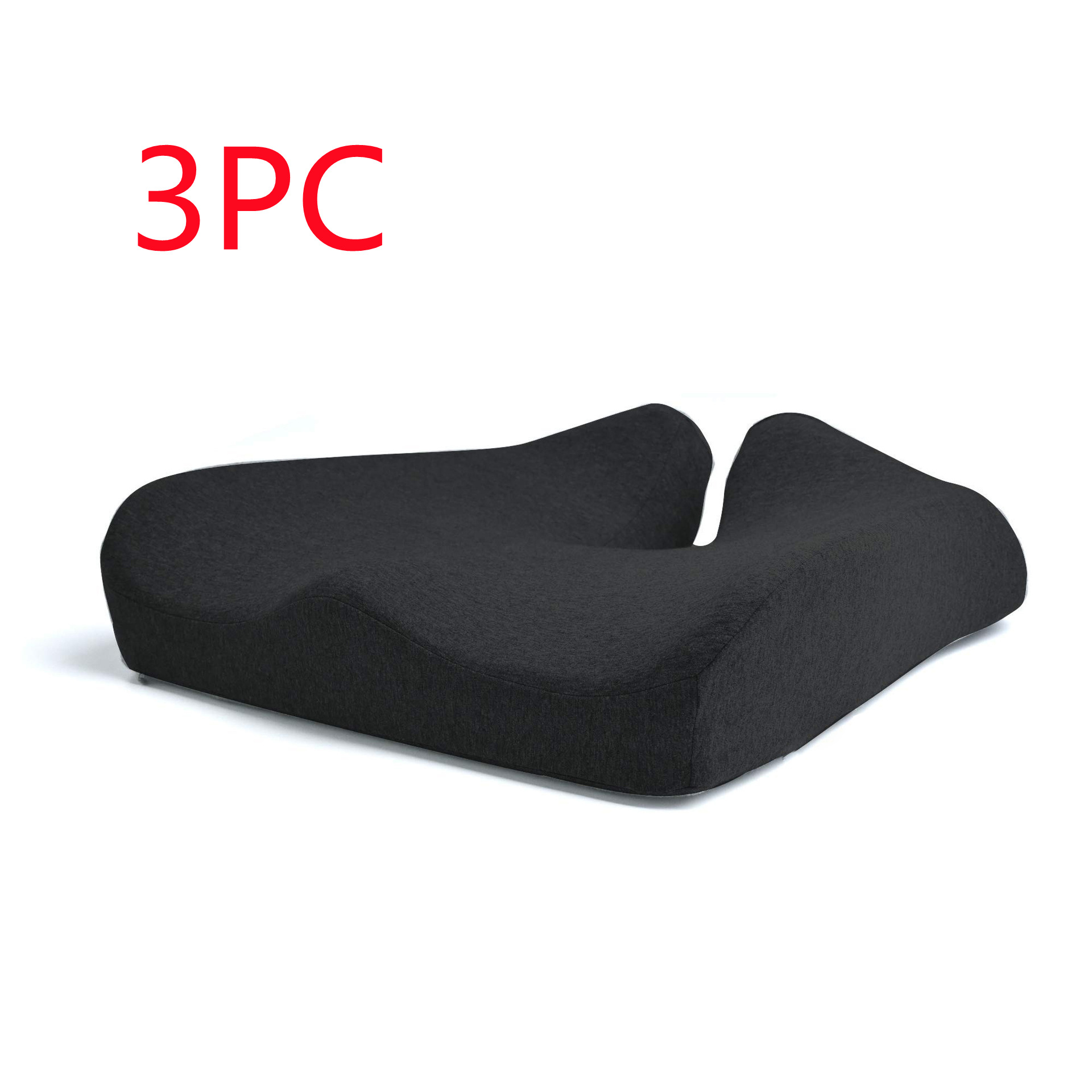 Memory Foam Seat Cushion + Lumbar Support Pillow (Nordic) - Image 3